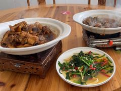 -阿峰饭店·本地土菜馆·农家土鸡煲·一品神仙鸡(报福店)