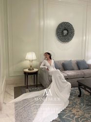 点击看大图 出门纱鱼尾裙-MANLI BRIDAL婚纱