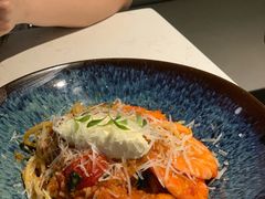 鲜茄茸大虾配马斯卡朋意大利面-BE BRIGHT KITCHEN(正佳广场店)