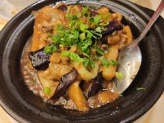 魚香茄子飯配煎蛋-永盈茶餐厅(中山四路店)