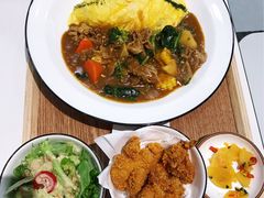 肥牛咖喱蛋包饭-池奈·日式咖喱蛋包饭(赛高店)