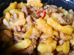 土豆条炖牛肉-西贝莜面村(当代商城店)