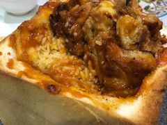 茄汁鸡扒大金砖焗饭-锦园春香港茶餐厅(西海湾旗舰店)