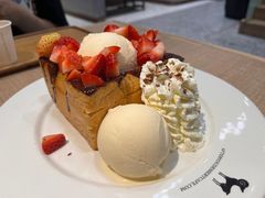 巧克力酱草莓土司-After You Dessert Cafe(CENTRALWORLD)