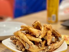 炸鸡爪-宝记烧烤·碳锅羊肉·羊蝎子火锅·夜食社(文体路创始店)