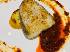 深海碟鱼排佐特制黄芥菜酱-丹鼎铁板料理