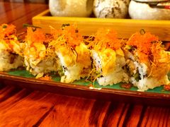 火炙焦糖三文鱼手握-坂吉屋·居酒屋深夜食堂(龙湖店)