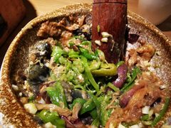 皮蛋青椒擂茄子-费大厨辣椒炒肉(皇庭广场店)