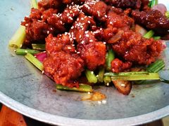 蒜香蜜汁排骨-绿茶餐厅(成都大悦城店)