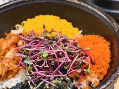 石锅鱼籽拌饭-海兰江石锅饭(水上店)