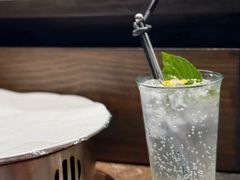青柠罗勒气泡水-贰醒·私房小院烧烤 (太古里店)