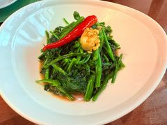 秘制虾酱炒空心菜-帕蓝·暹罗料理(大学路店)
