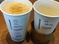双杯热海盐焦糖馥芮白-星巴克臻选(北京太阳宫凯德店)