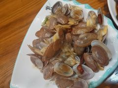 葱姜炒花蛤-丹盛象山海鲜(水清路店)