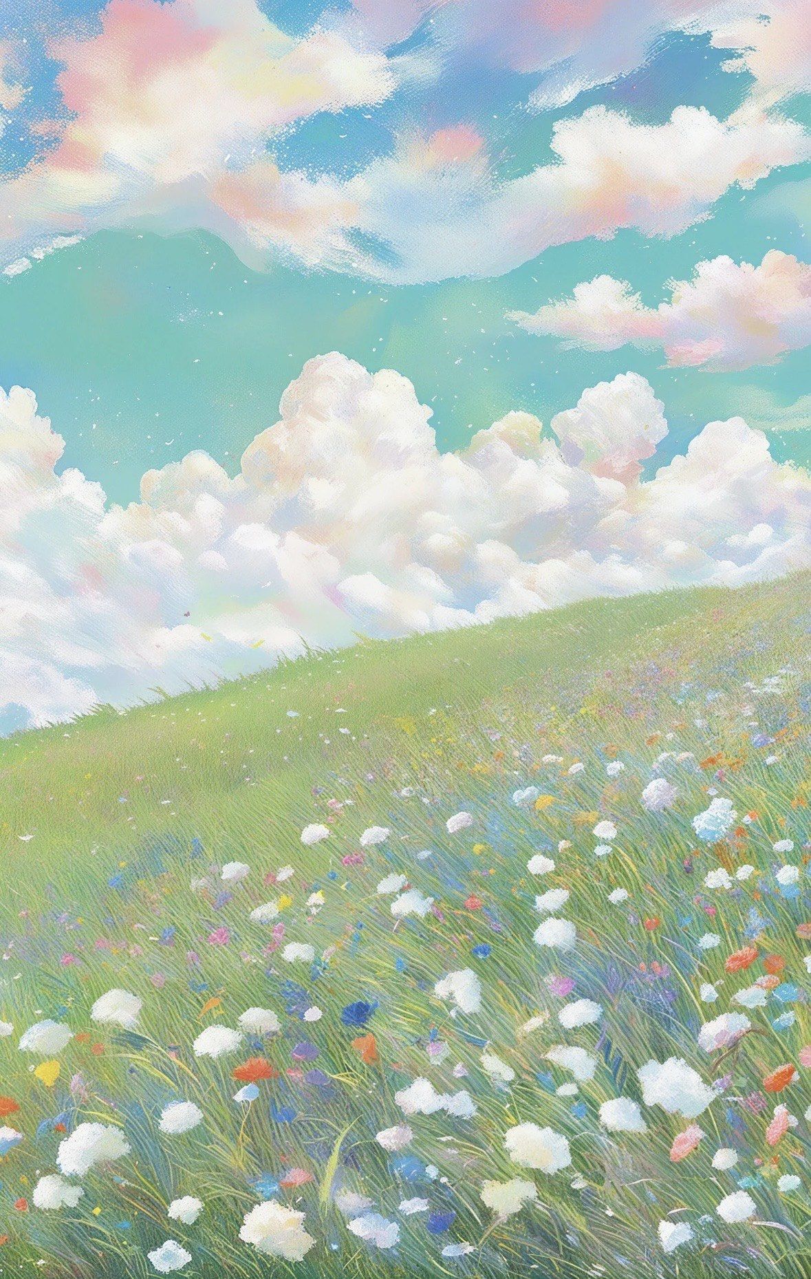 手机里的小清新插画