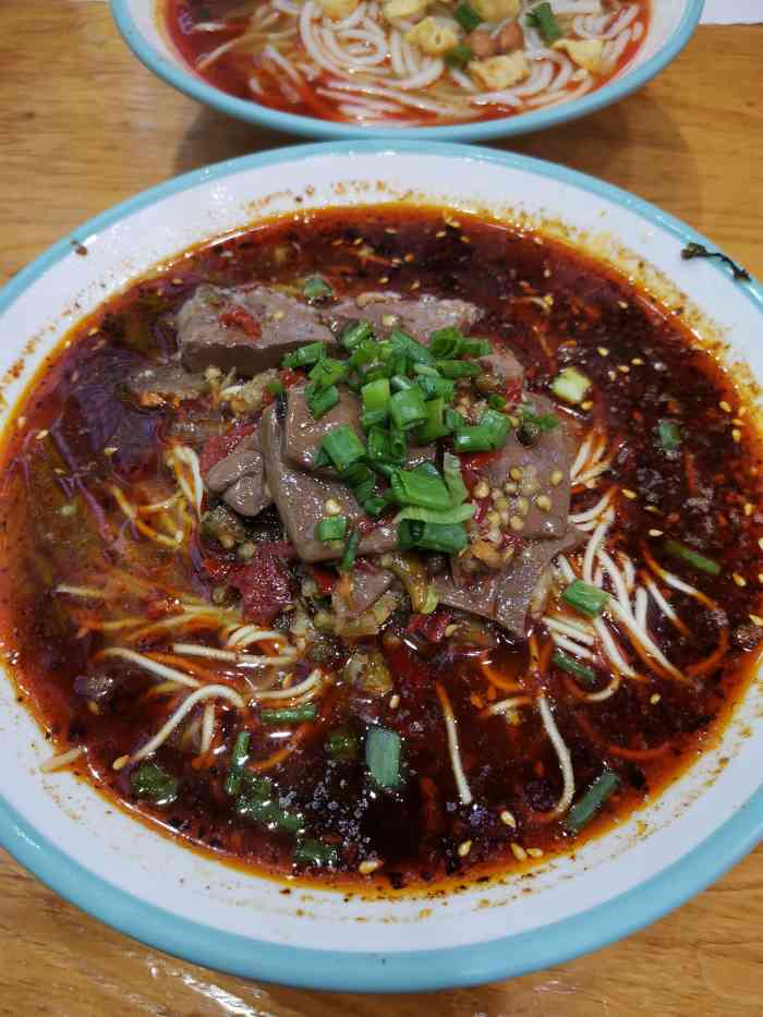 冉二姐泡椒鸭血面(天陈路店)-"第一次在大众点评写点评,之前朋友推荐