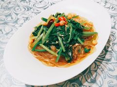 凉拌菠菜粉丝-巴扎美食·新疆菜·西域歌舞表演餐厅(新疆大厦店)