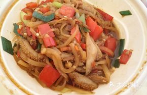 Sour Radish Stir-fried Beef Tripe with Rice