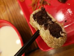 豆馅火烧-老回回饺子馆(海洋馆店)
