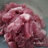 蒜心炒牛肉，入味