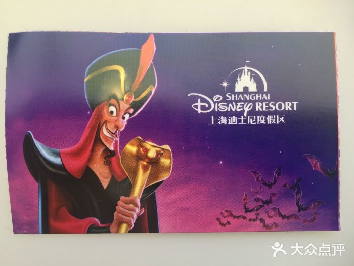 上海迪士尼度假区迪斯尼门票图片