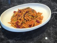 鱼香肉丝-一盏明灯全素斋(五爷庙店)