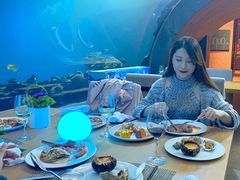 -海棠湾洲际-涛·海底餐厅·美人鱼·自助餐·海底隧道