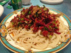 滚刀肉辣皮子拌面-新疆巴州金丝特餐厅(大钟寺店)