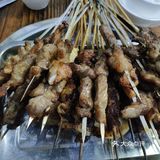 烤肉串的诱惑味道