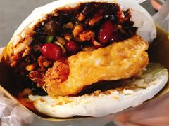 蛋菜夹馍-老马家马蓉蛋菜夹馍·腊牛肉夹馍(回民街店)