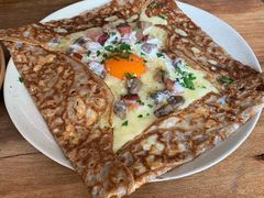 鸡蛋蘑菇熏肉荞麦可丽饼-RAC BAR(安福路店)