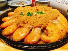金蒜铁板烤大虾-南京大牌档(香港广场店)