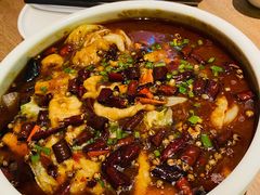 水煮肉片-金掌勺锅包肉(华润万象城店)