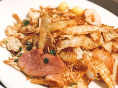 煎笋脯干贝炒虾仁-旧款宁波饭店(华敏世纪广场店)