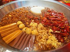 谭鸭血经典红锅-谭鸭血老火锅(图书馆店)