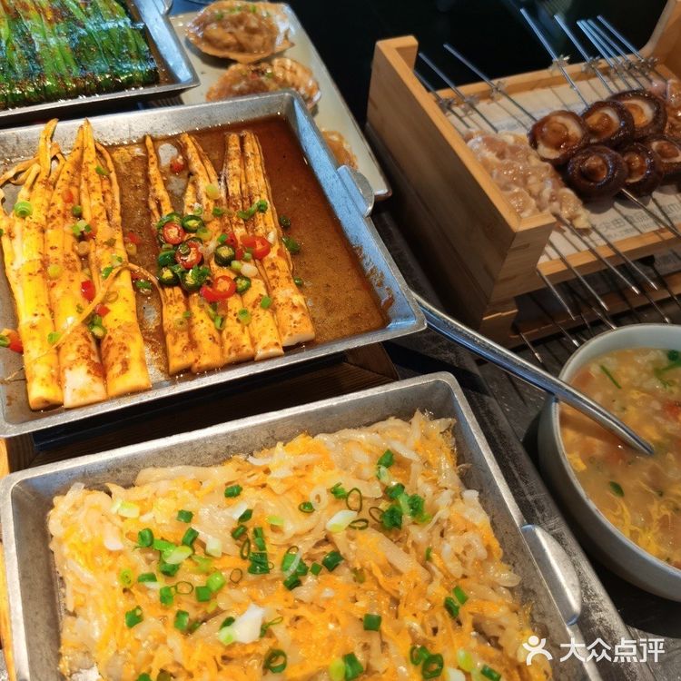 人气特色网红羊肉串和朋友一起去了很久以前朝阳路店[胜利]