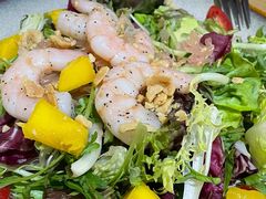 鲜柚芒果沙拉佐冰花酸梅酱-HELLO 27 意面·沙拉·帕尼尼