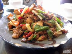 木瓜炒鸡&nbsp;酸香辣-苍洱春饭店