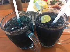 -蝶豆花蓝面条