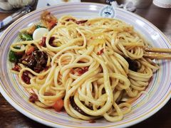-歹歹的加个面过油肉拌面