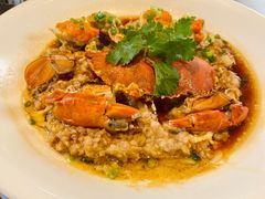 肉饼蒸蟹-香山家宴