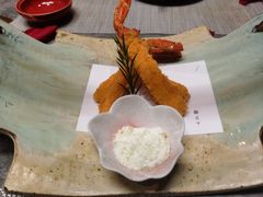 炸真蟹脚肉天妇罗-月下料理(楷林IFC店)