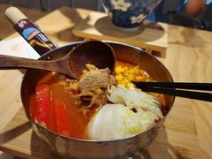 肥牛炼番茄米线-火山屋台(新街口店)