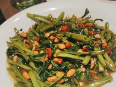 香辣豆酱炒通菜-有璟阁港式餐厅(国贸商城店)