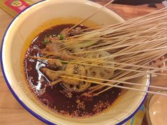 -拈签一笑黄牛肉辣卤串串