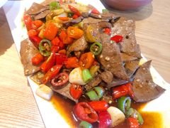 小炒猪肝-湘与香缘·湖南菜(王府井北京市百货大楼店)