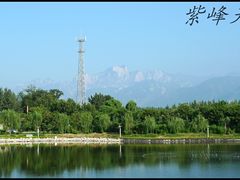院里的人工湖-华山御温泉度假村