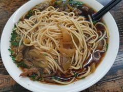 榨菜牛肉丝面-金胜胖子牛肉锅贴(五福街店)