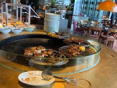 自助取餐区-广州富力君悦大酒店·凯菲厅