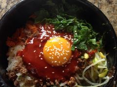 石锅拌饭-锦江宾馆-花园餐厅